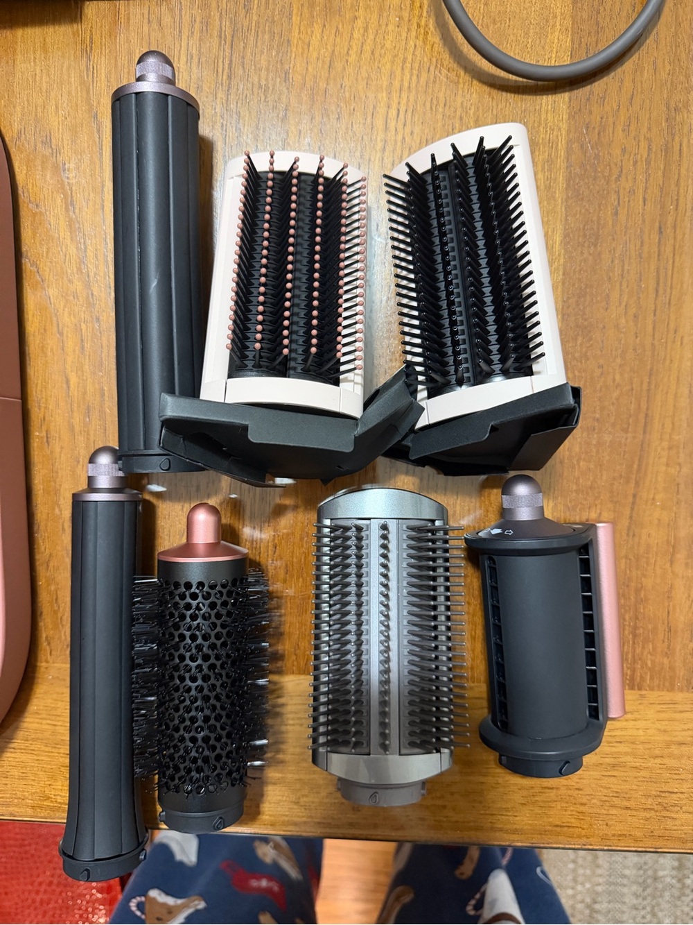 Dyson Women’s Airwrap Barrel Attachment Set - Black and Rose Gold
